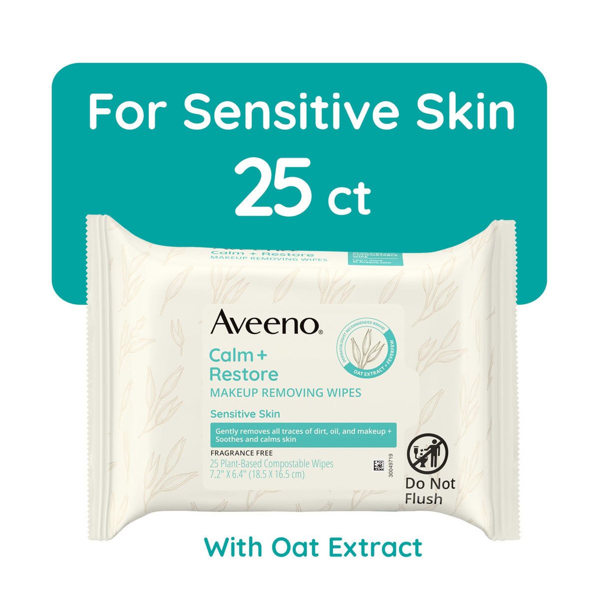 Aveeno Daily Moisturizing Body Wash texture pouring to show gentle cleanse