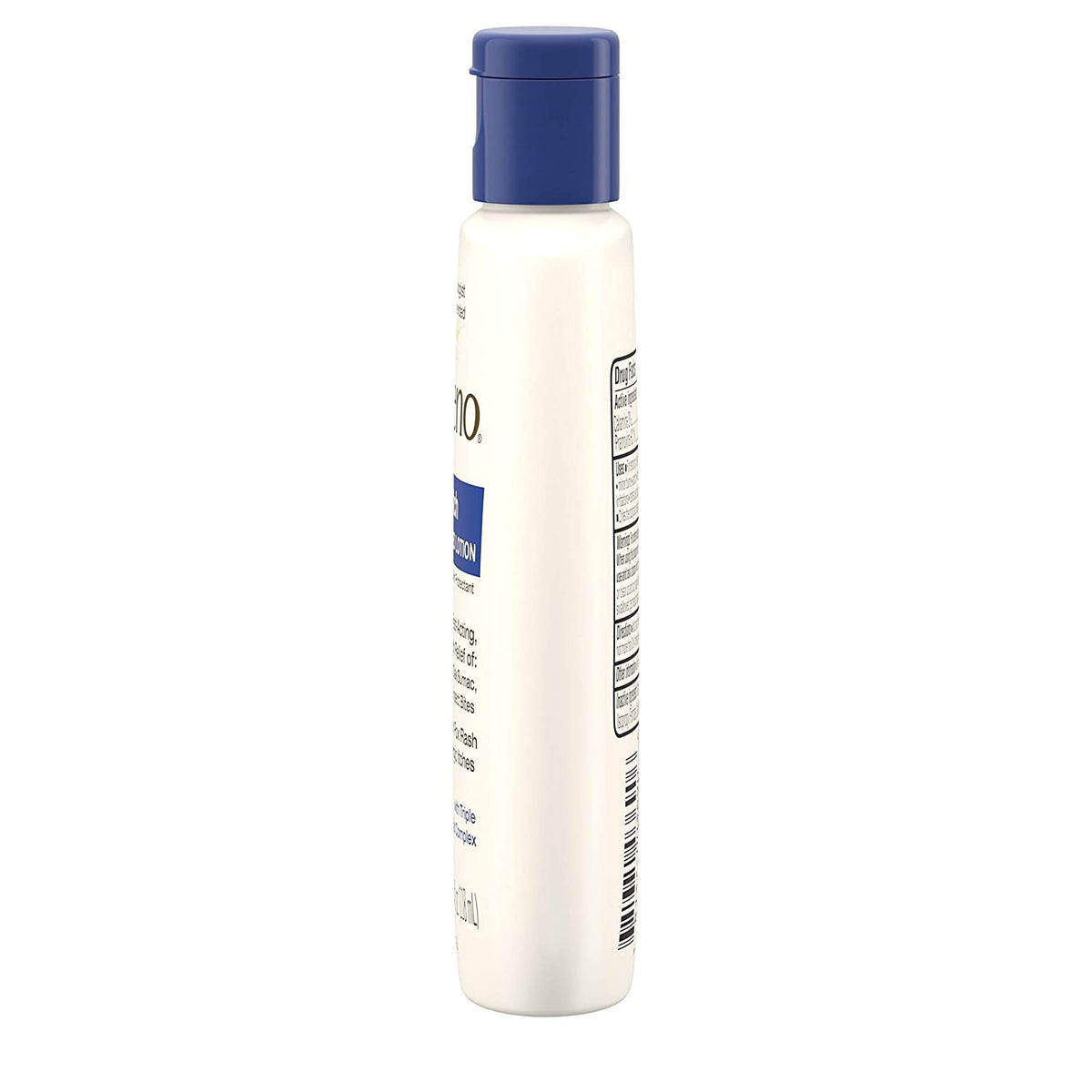 Aveeno bottle top and cap showing secure resealable design for travel