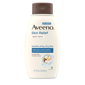 Aveeno coconut and oat ingredient flatlay signaling natural-soothing benefit