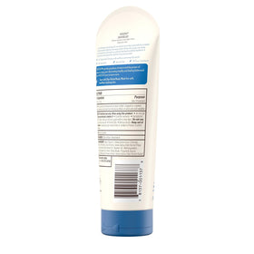 Aveeno cream on elbow illustrating targeted relief for rough areas