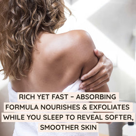 Aveeno cream on forearm before and after showing visible smoothing and improved texture