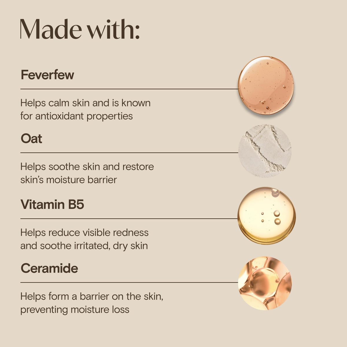 Aveeno being smoothed onto face in morning routine for redness relief