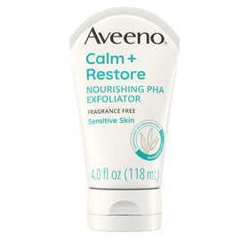 Aveeno front packaging showing bottle and clear benefit of gentle cleansing