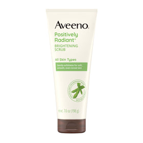 Aveeno front tube showing label and product benefit of brighter skin