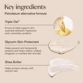 Aveeno used on cracked heels to soften rough skin and improve texture