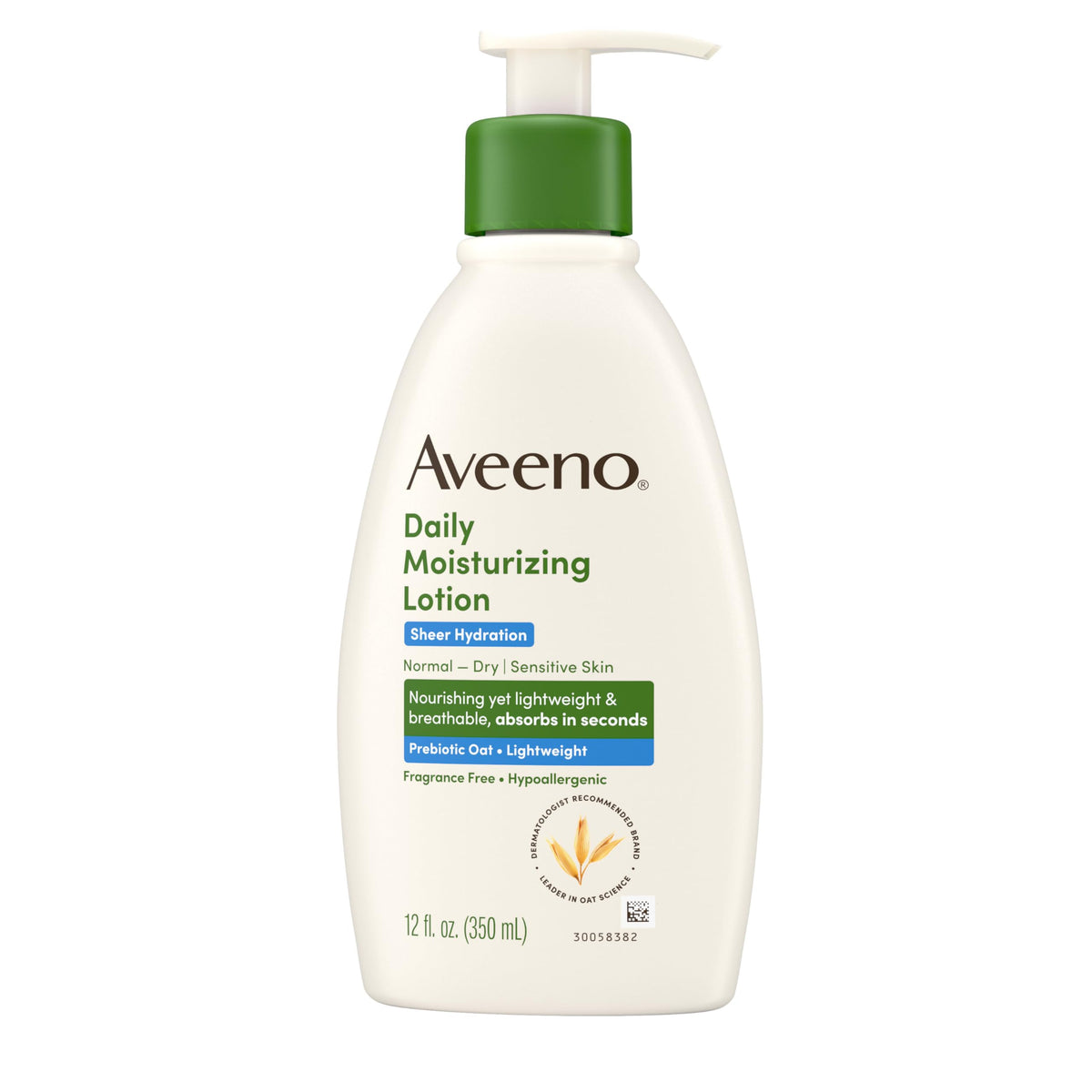 Aveeno oat ingredient visual emphasizing prebiotic oat nourishment