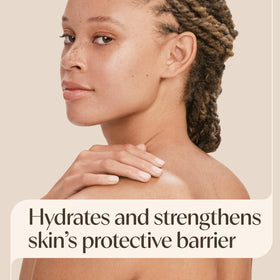 Aveeno prebiotic oat ingredient depiction supporting skin barrier health