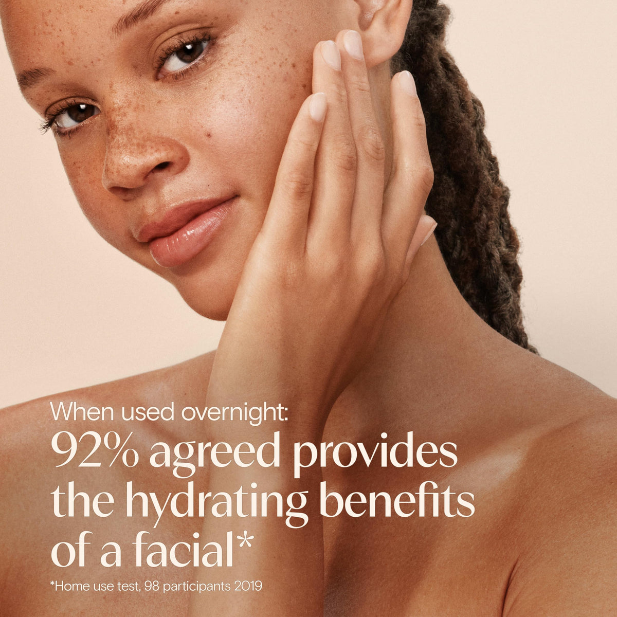 Aveeno prebiotic oat and feverfew visual emphasizing calming ingredients