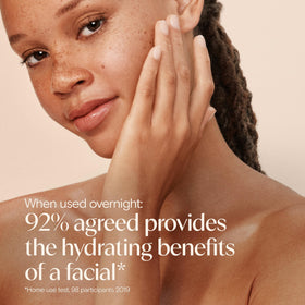 Aveeno prebiotic oat and feverfew visual emphasizing calming ingredients