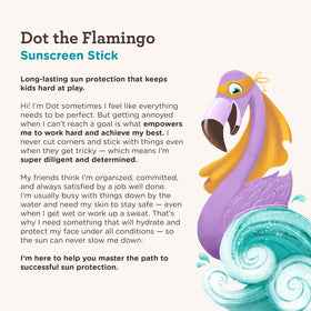 Aveeno kids stick ingredients label highlighting zinc oxide and oat essence