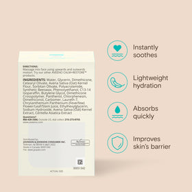 Aveeno label close-up showing fragrance-free and hypoallergenic claims