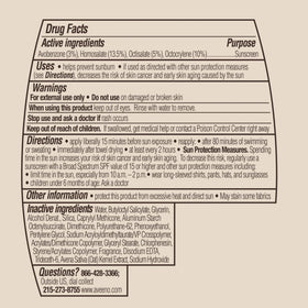 Aveeno in a beach setting showing broad-spectrum protection for active days