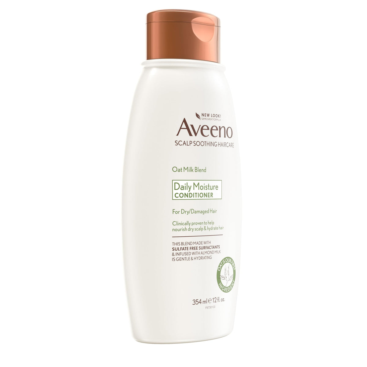 Aveeno in-shower application showing hydration during rinse