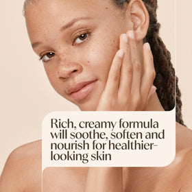 Aveeno open tube dispensing cream showing easy application