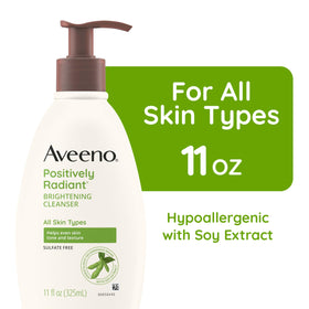 Aveeno pump dispenser close-up highlighting ease-of-use and controlled dosing