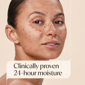 Aveeno pump dispensing serum for hygienic, controlled application
