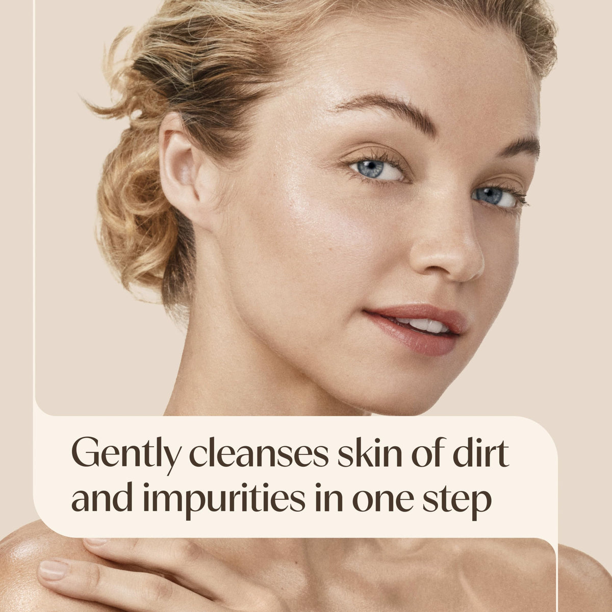 Aveeno cleanser milky texture dispensed showing hydrating benefit