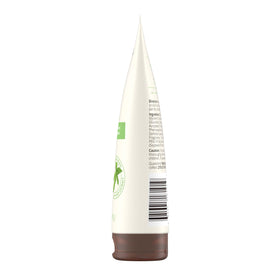 Aveeno bottle label showing recycled-plastic packaging and eco-conscious benefit