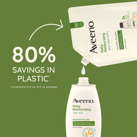Aveeno used as shave gel on leg showing smooth shave and soft skin benefit