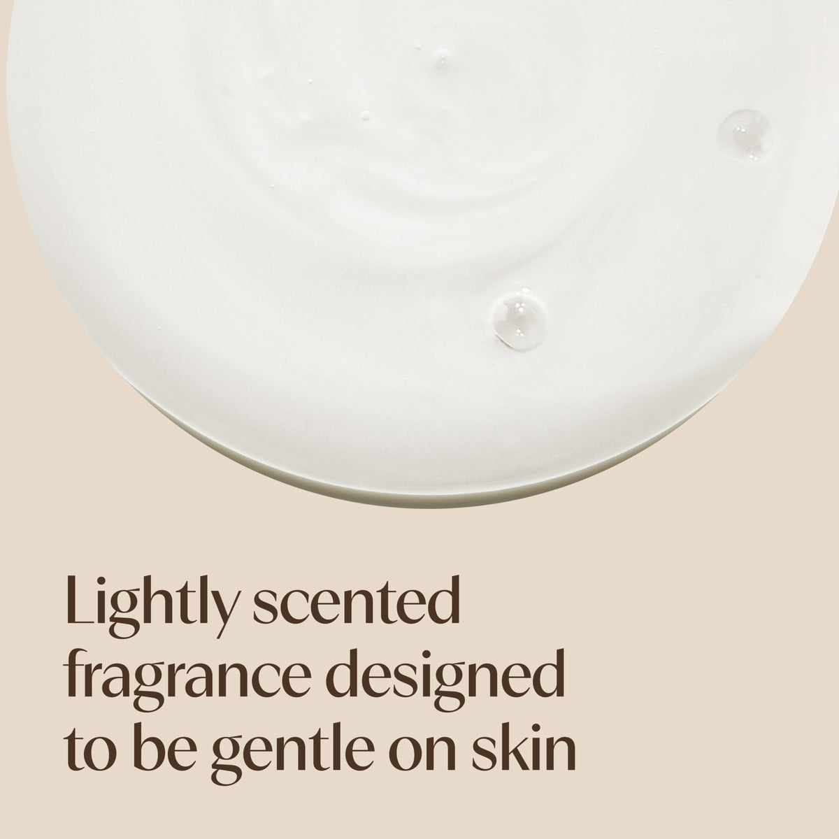 Aveeno shaving lather demonstration providing smoother razor glide