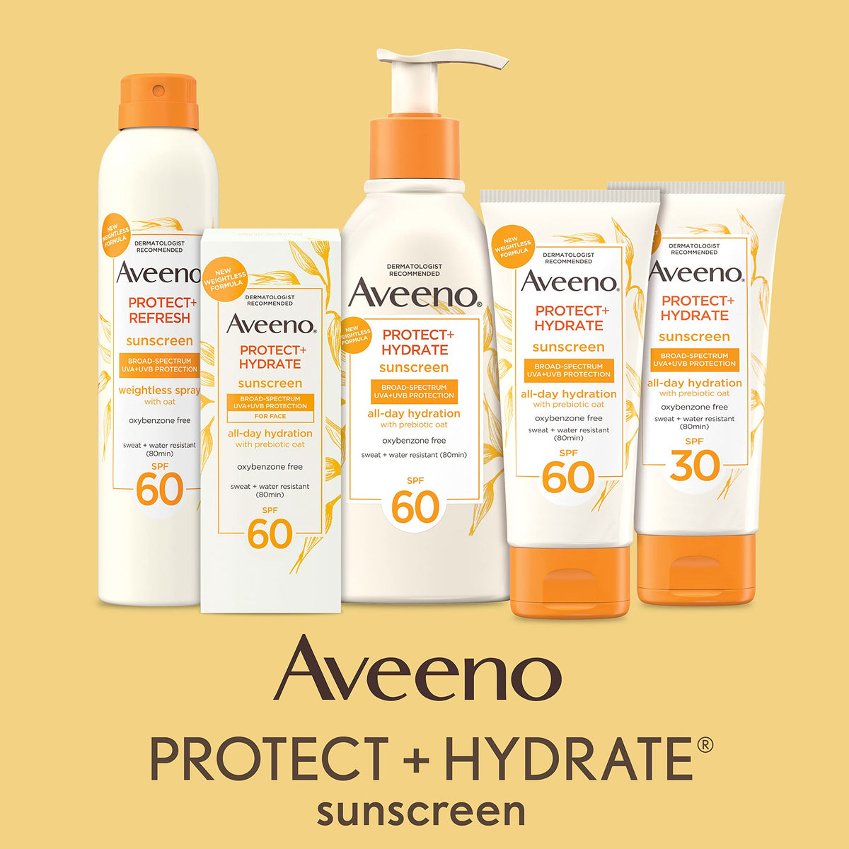 Aveeno being applied to face for comfortable, non-greasy daily wear