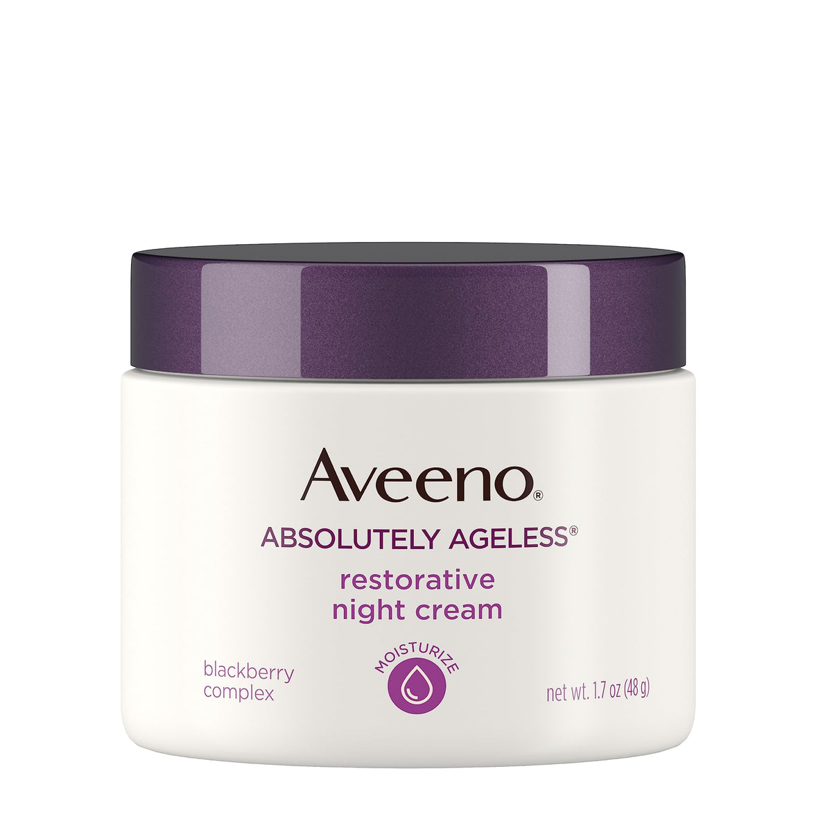 Aveeno cream texture close-up illustrating creamy absorbent formula