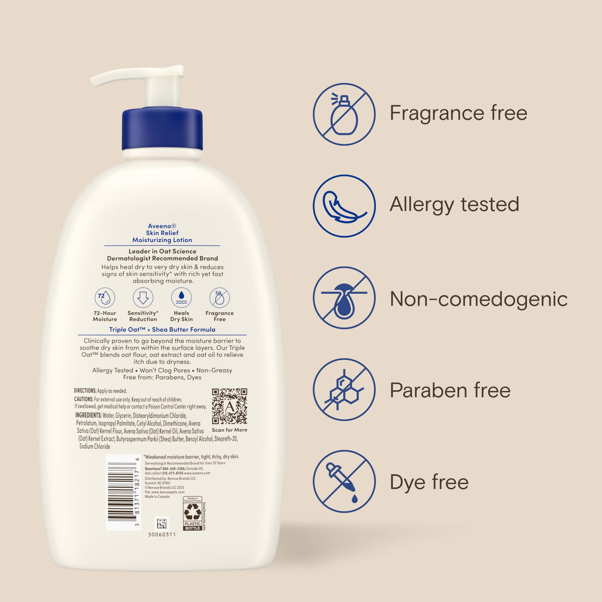 Aveeno paired with other items for travel and home convenience and value