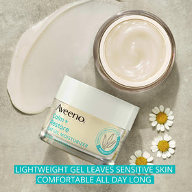 Aveeno kit tucked into a carry-on bag illustrating travel-ready convenience