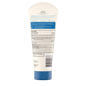 Aveeno cream texture close-up demonstrating rich, fast-absorbing formula