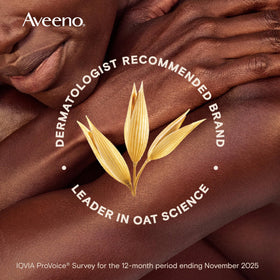 Aveeno poolside demonstrating water-resistant up to 80 minutes benefit