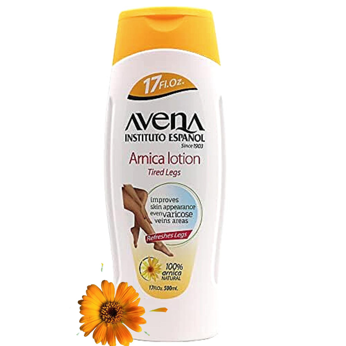 Avena Instituto Espanol close-up pump nozzle for easy, controlled dispensing