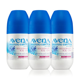 Avena Instituto Espanol front packaging showing 3-pack and product benefits