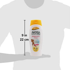 Avena Instituto Espanol applied to legs demonstrating refreshing, hydrating effect