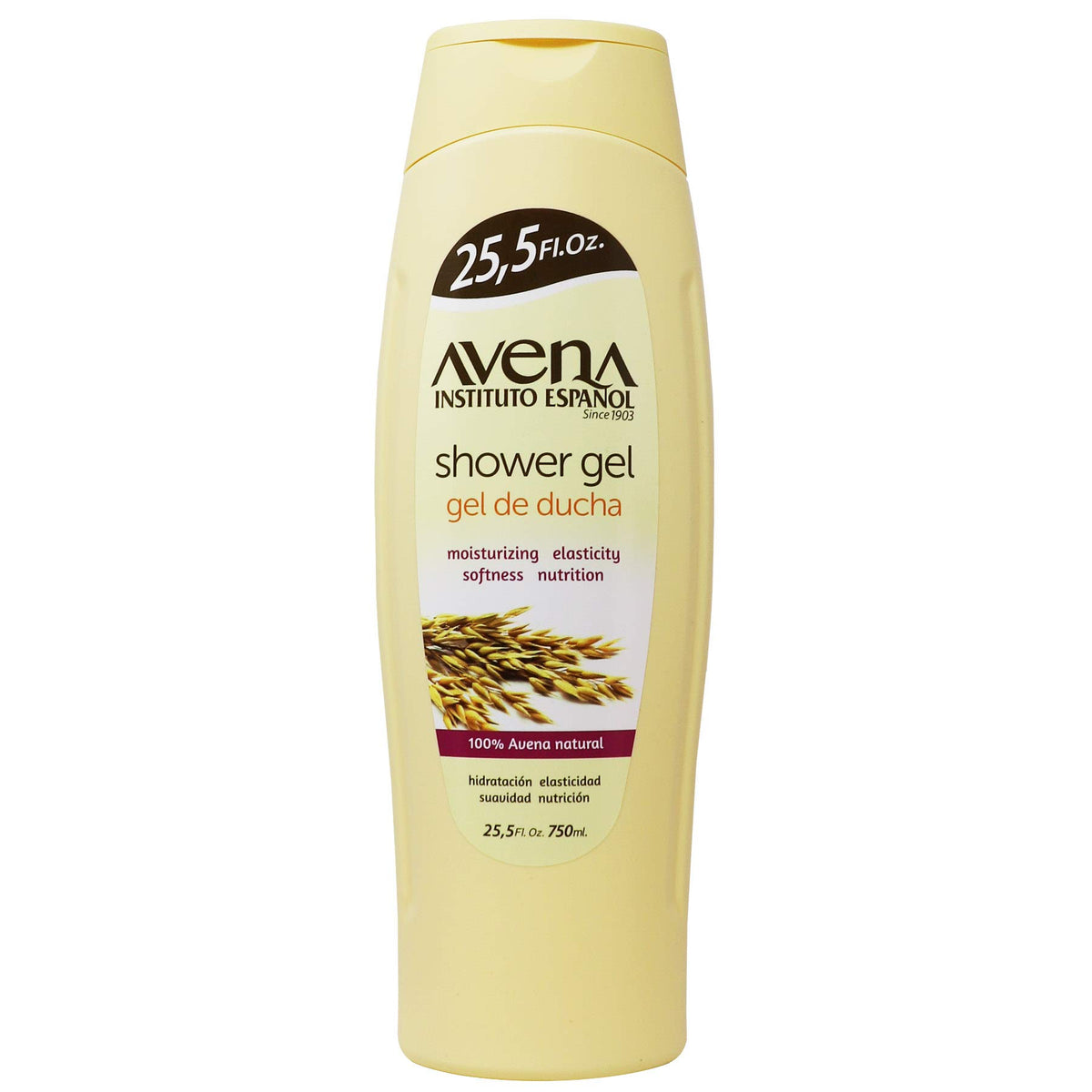 Avena Instituto Español pump dispenser close-up for easy, spill-free use