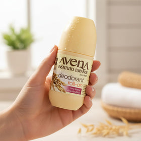 Avena Instituto Español rinse-away in shower showing easy cleanup