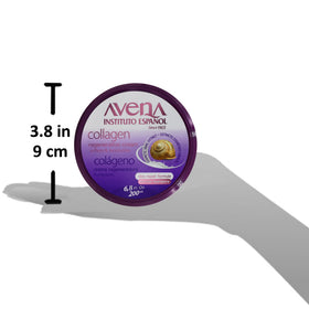 Avena Instituto Español snail extract visual with ingredient detail and skin renewal benefit