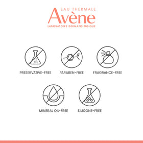 Eau Thermale Avène product held in hand for size comparison, travel-friendly benefit