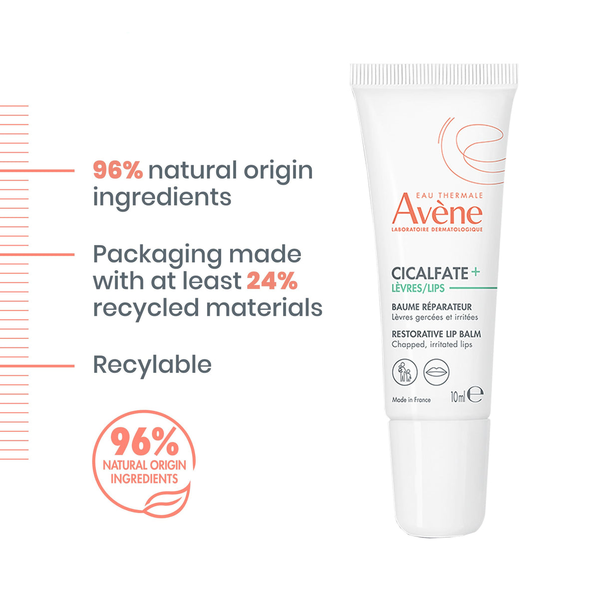 Avène Cicalfate lifestyle outdoor use illustrating long-lasting protection in windy conditions