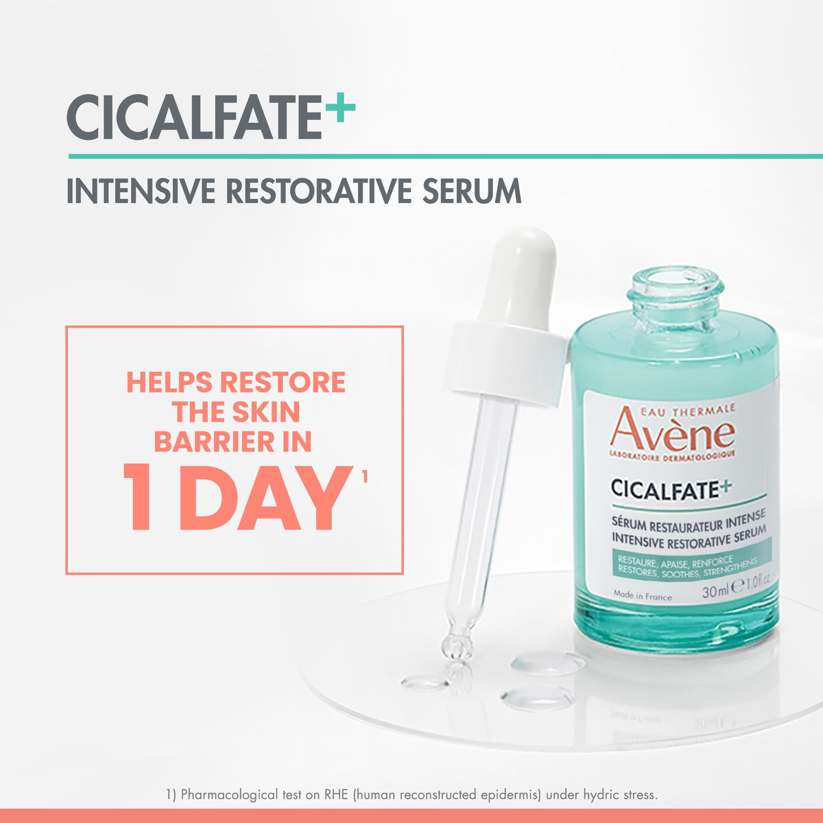 Eau Thermale Avène pump dispensing serum for controlled application