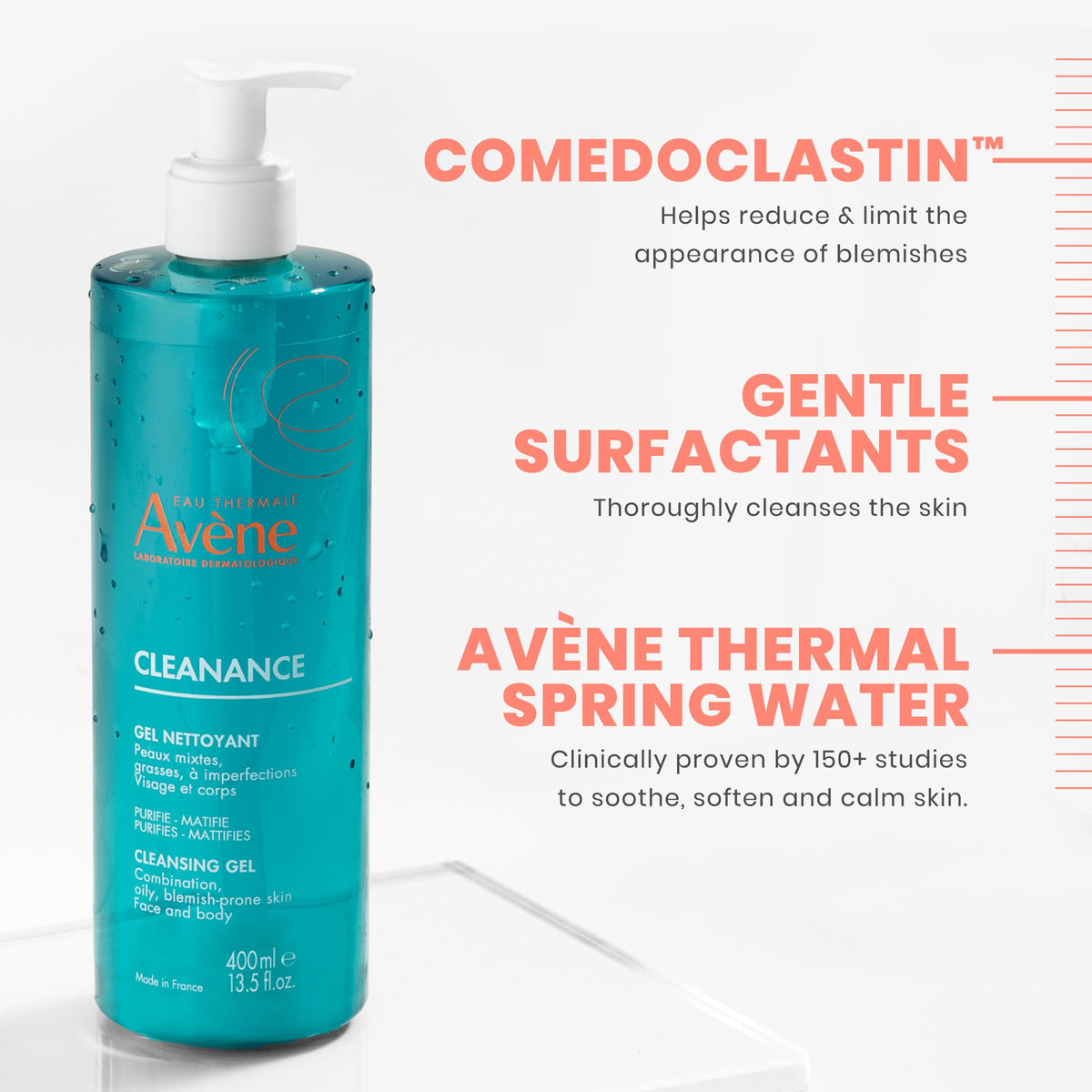 Use in shower on chest and back for blemish-prone body areas
