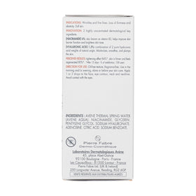 Eau Thermale Avène applied by woman to face showing smoothing and plumping benefit