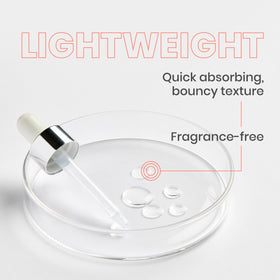 Eau Thermale Avène serum texture on hand demonstrating lightweight, fast-absorbing hydration