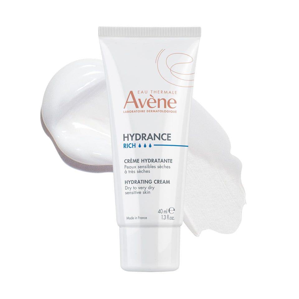 Avène Hydrance RICH front jar shows product and brand for nourishing hydration