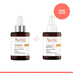 Eau Thermale Avène serum on bathroom vanity in lifestyle scene suggesting daily routine benefit