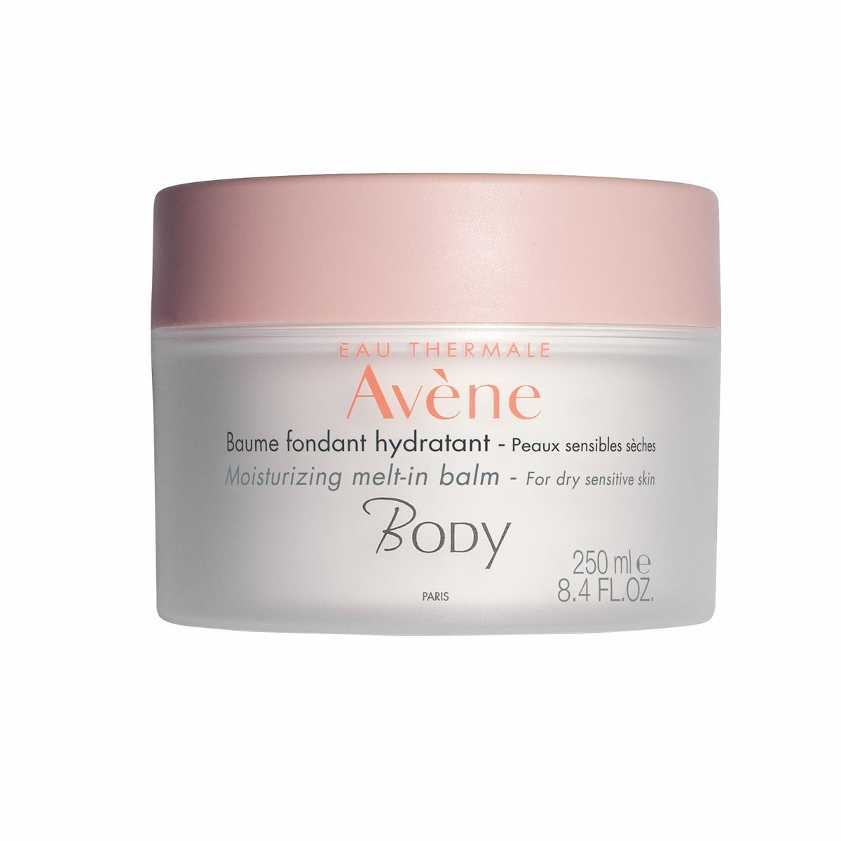 Avène front-facing jar showing product packaging and clean design benefit