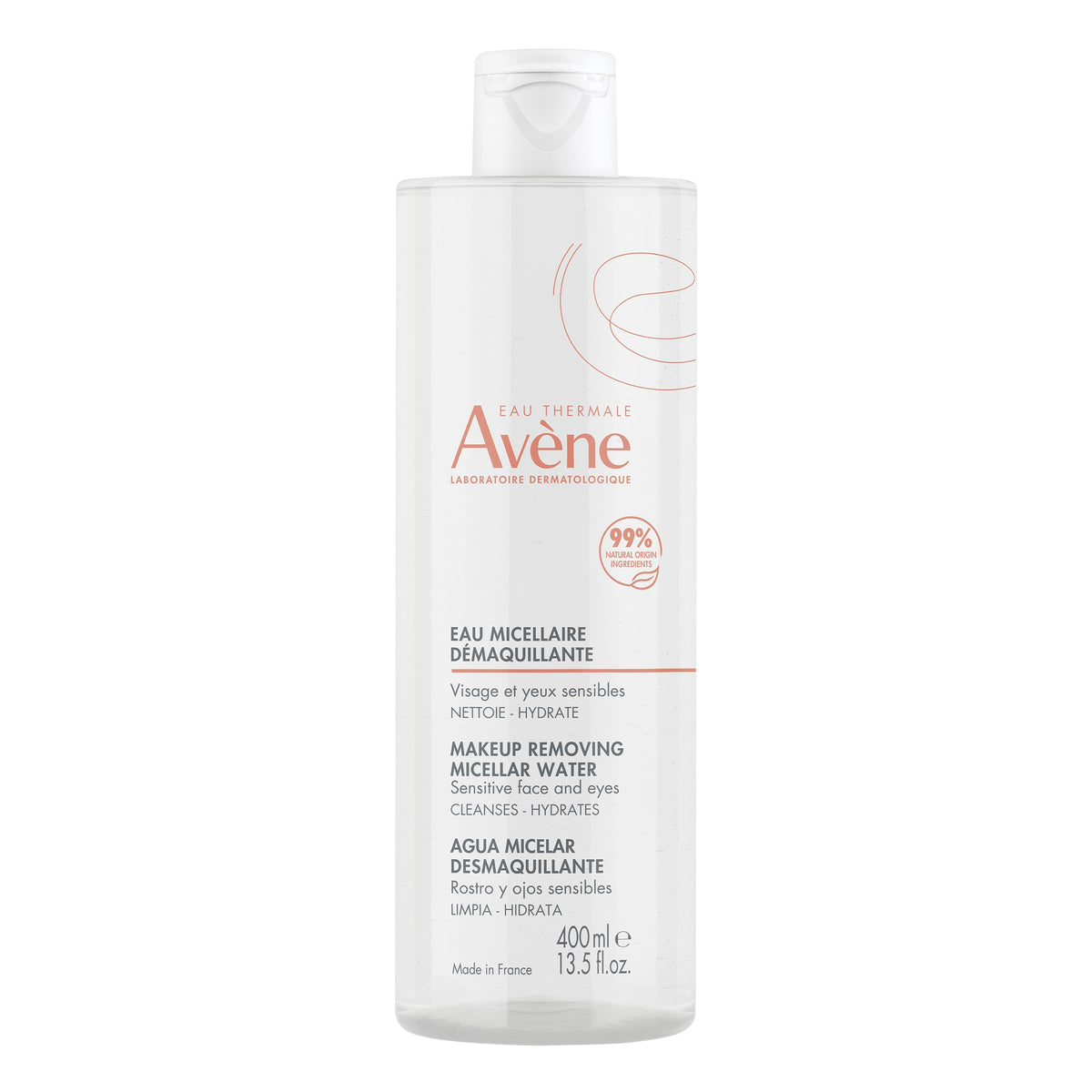 Eau Thermale Avène front packaging showing bottle and product benefits