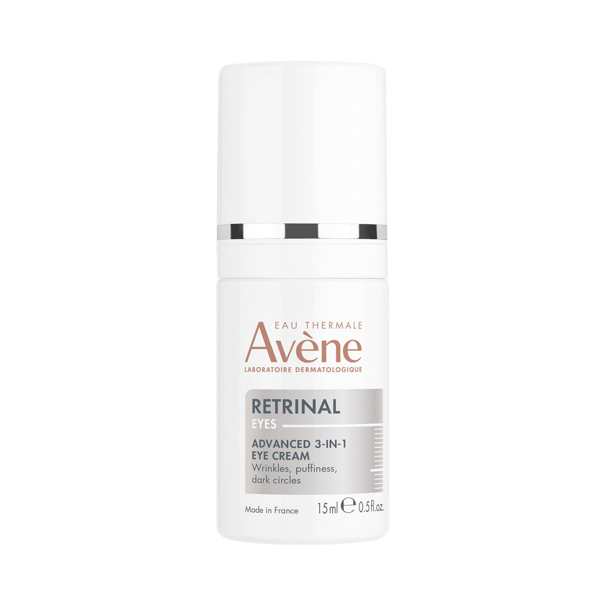 Avène Retrinal EYES front jar view showing product benefit of smoothening