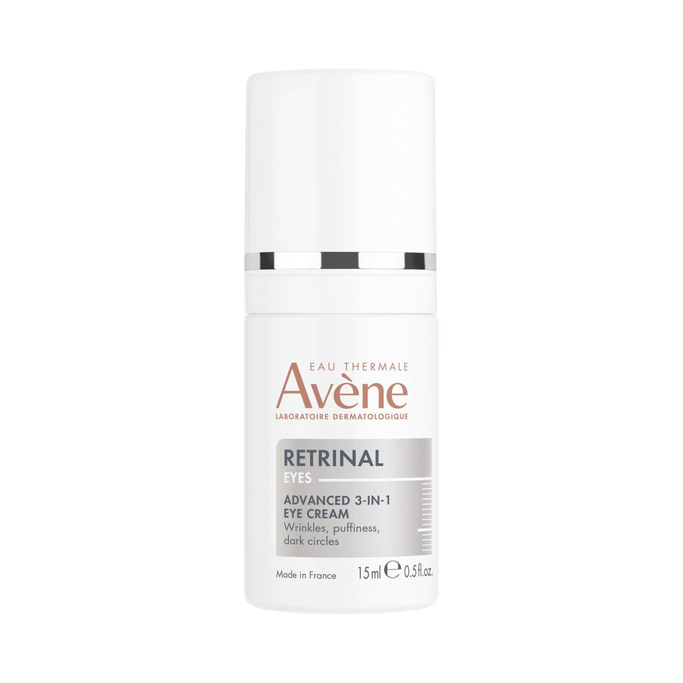 Avène Retrinal EYES front jar view showing product benefit of smoothening