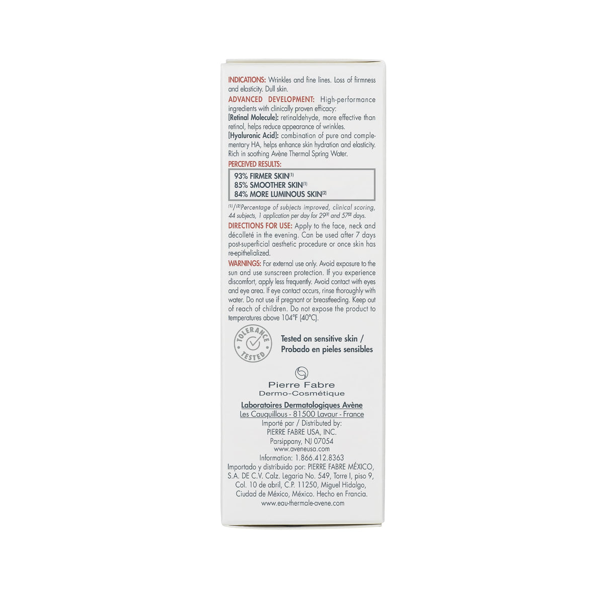 Eau Thermale Avène in nighttime routine setting illustrating restorative evening use