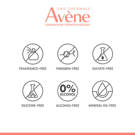 Eau Thermale Avène packaging box detail emphasizing formula disclosure and trust